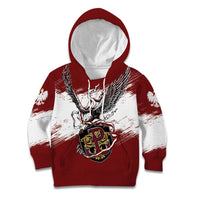 Poland Personalized Grunge Eagle Kid Hoodie Polska Walczaca