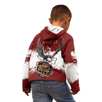 Poland Personalized Grunge Eagle Kid Hoodie Polska Walczaca