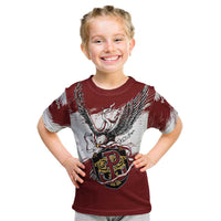Poland Personalized Grunge Eagle Kid T Shirt Polska Walczaca