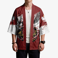 Poland Personalized Grunge Eagle Kimono Polska Walczaca