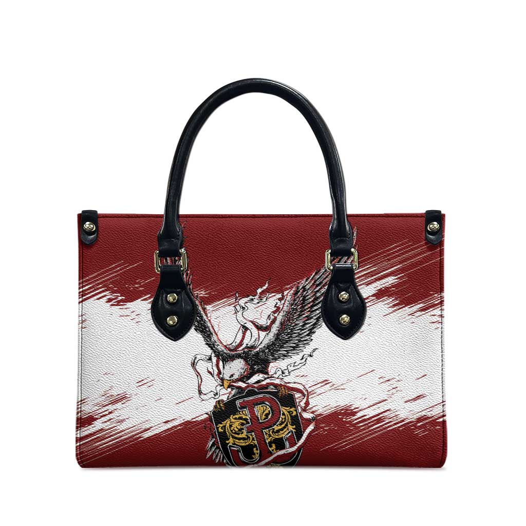 Poland Grunge Eagle Leather Bag Polska Walczaca
