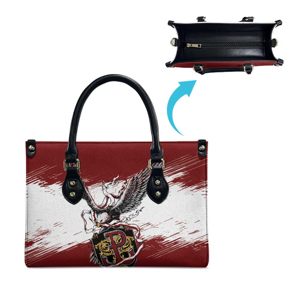 Poland Grunge Eagle Leather Bag Polska Walczaca