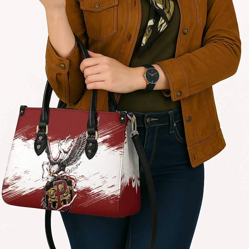 Poland Grunge Eagle Leather Bag Polska Walczaca