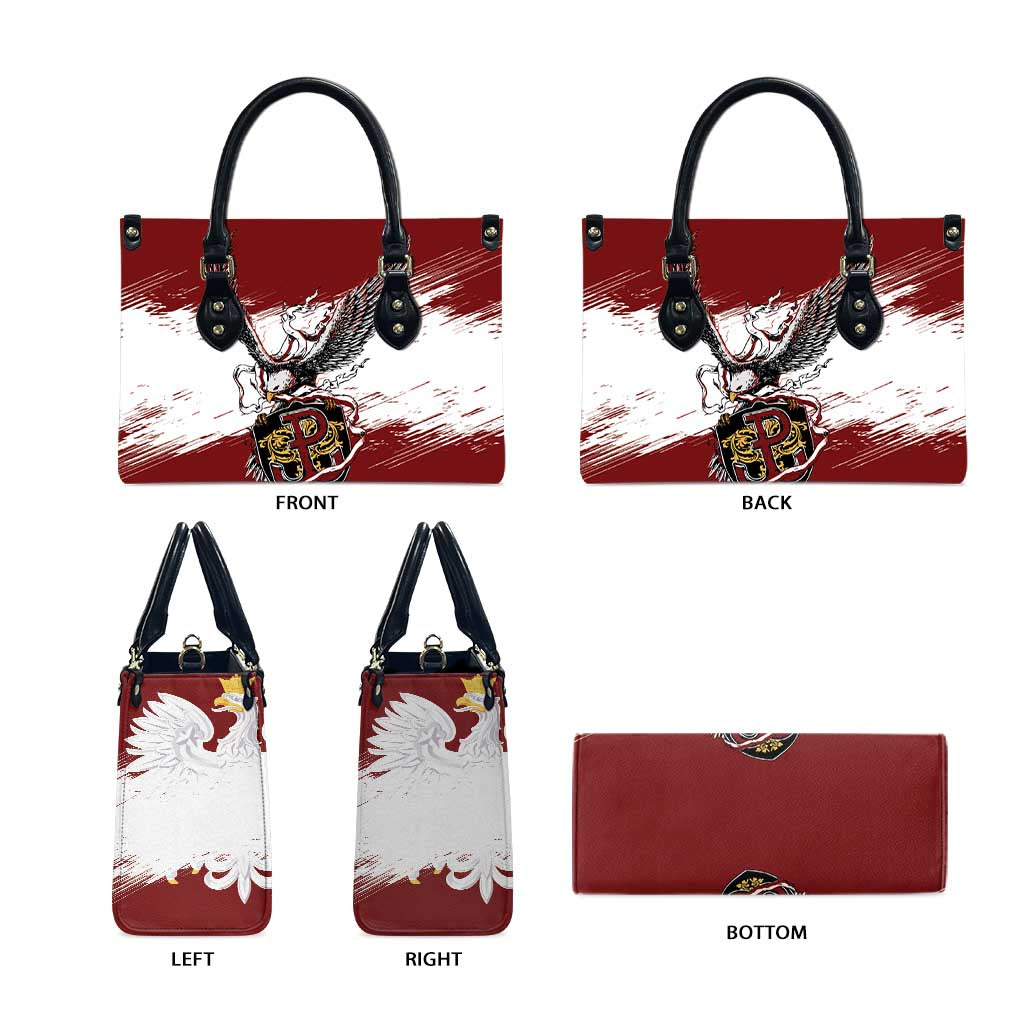 Poland Grunge Eagle Leather Bag Polska Walczaca