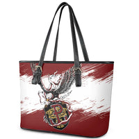 Poland Grunge Eagle Leather Tote Bag Polska Walczaca