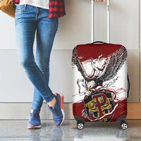 Poland Grunge Eagle Luggage Cover Polska Walczaca