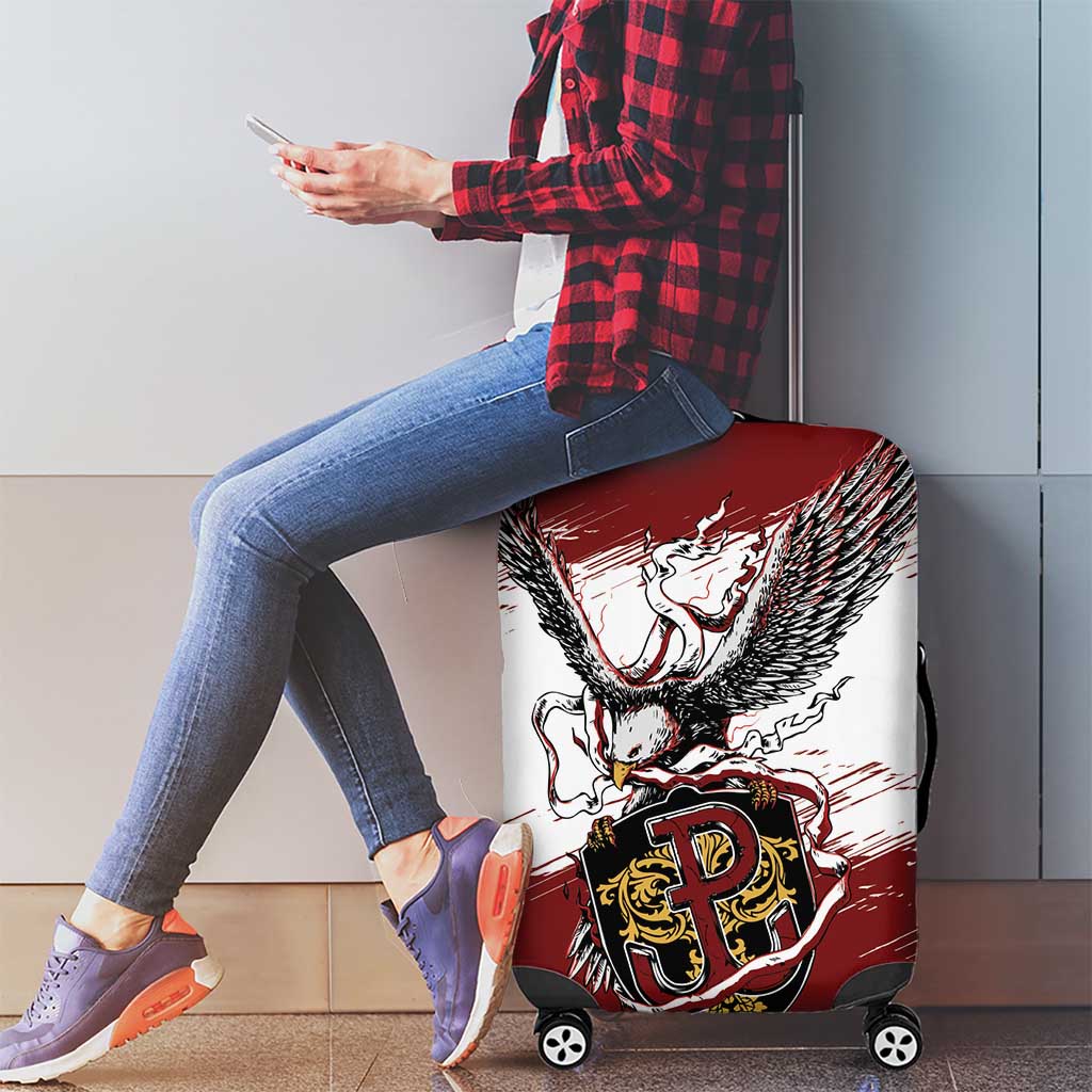 Poland Grunge Eagle Luggage Cover Polska Walczaca