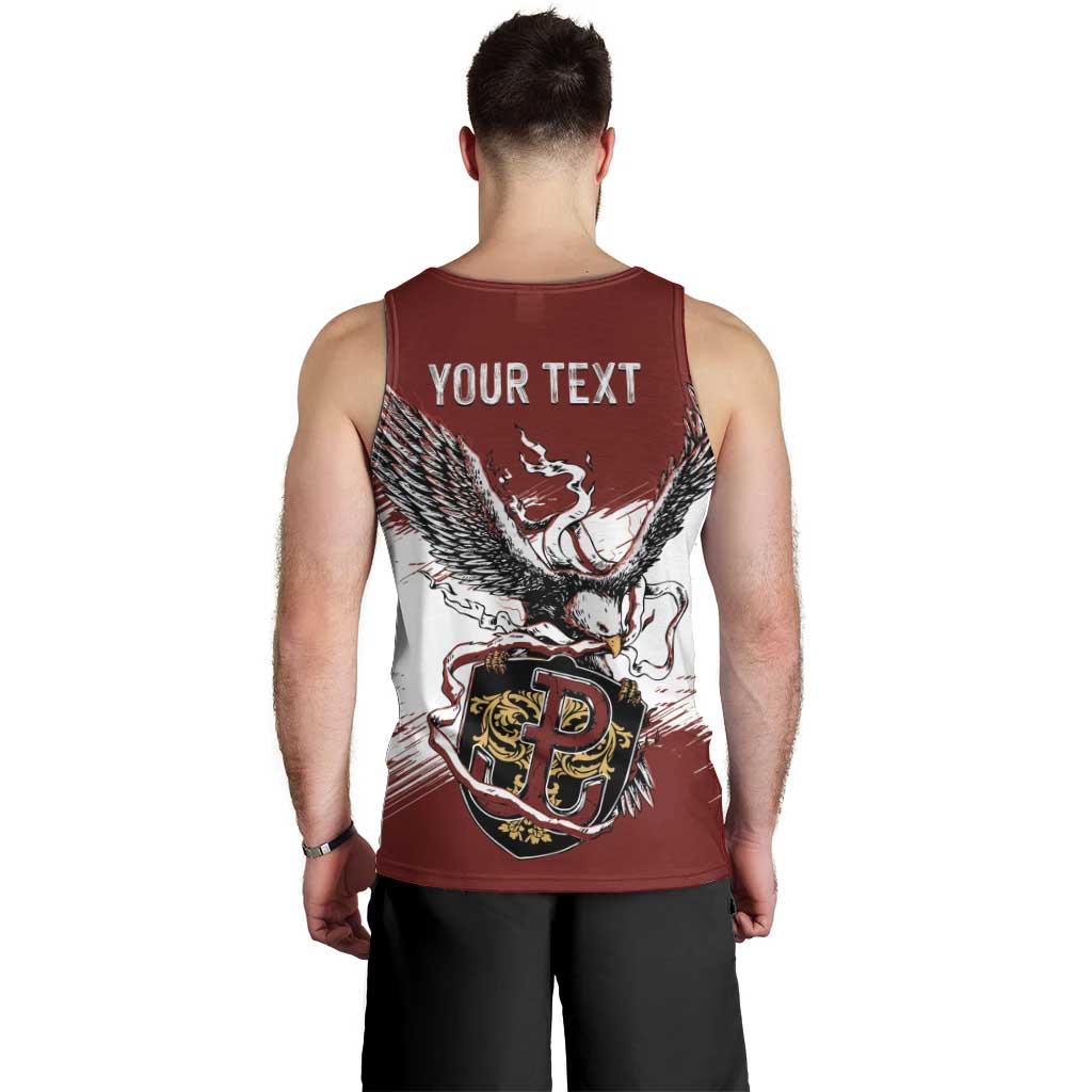 Poland Personalized Grunge Eagle Men Tank Top Polska Walczaca