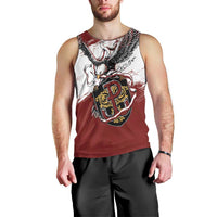 Poland Personalized Grunge Eagle Men Tank Top Polska Walczaca