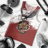 Poland Personalized Grunge Eagle Men Tank Top Polska Walczaca