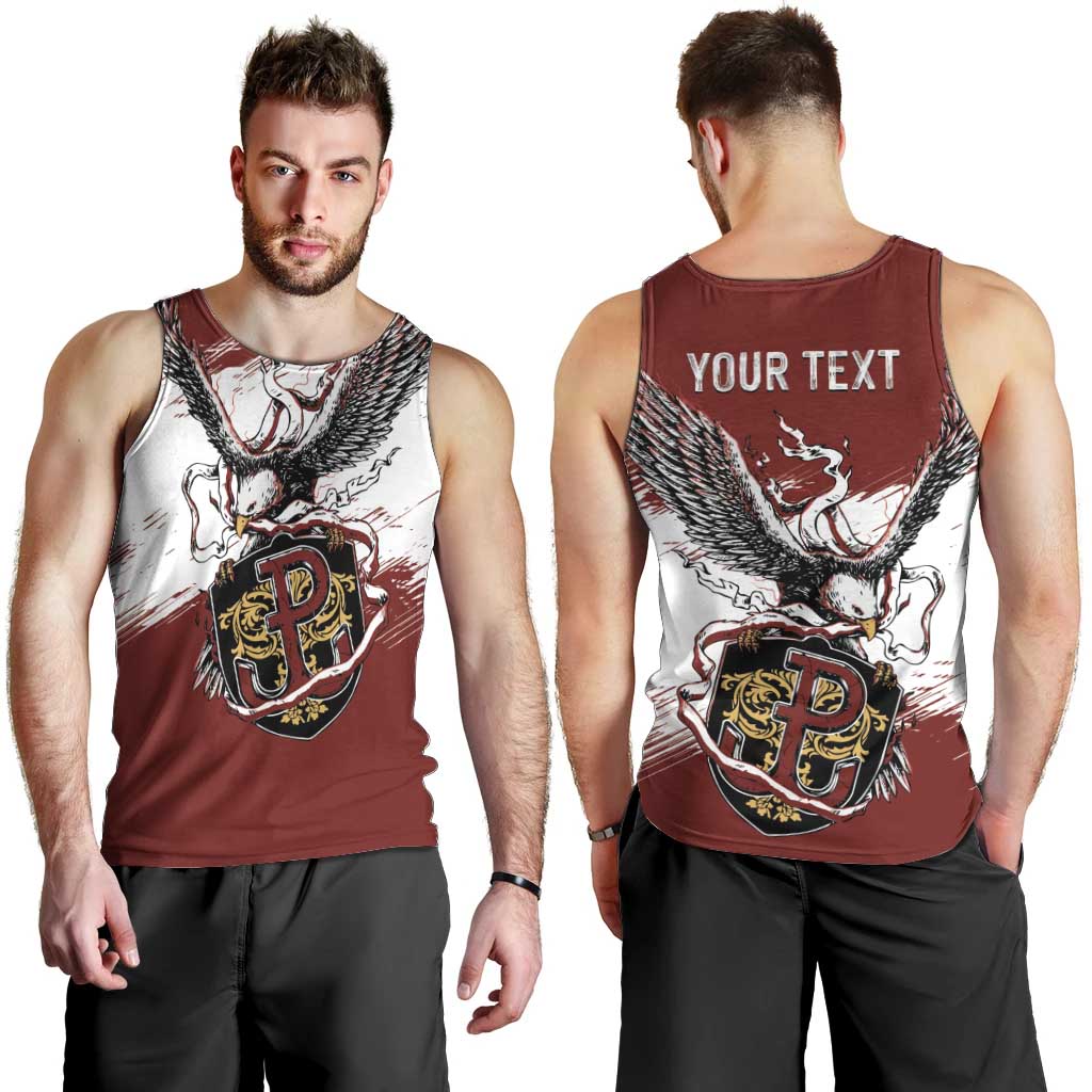 Poland Personalized Grunge Eagle Men Tank Top Polska Walczaca