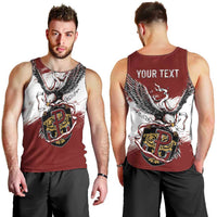 Poland Personalized Grunge Eagle Men Tank Top Polska Walczaca