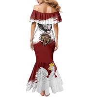 Poland Personalized Grunge Eagle Mermaid Dress Polska Walczaca