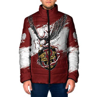 Poland Personalized Grunge Eagle Padded Jacket Polska Walczaca