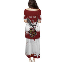 Poland Personalized Grunge Eagle Puletasi Polska Walczaca