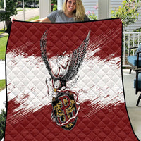 Poland Grunge Eagle Quilt Polska Walczaca
