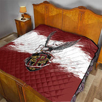 Poland Grunge Eagle Quilt Polska Walczaca