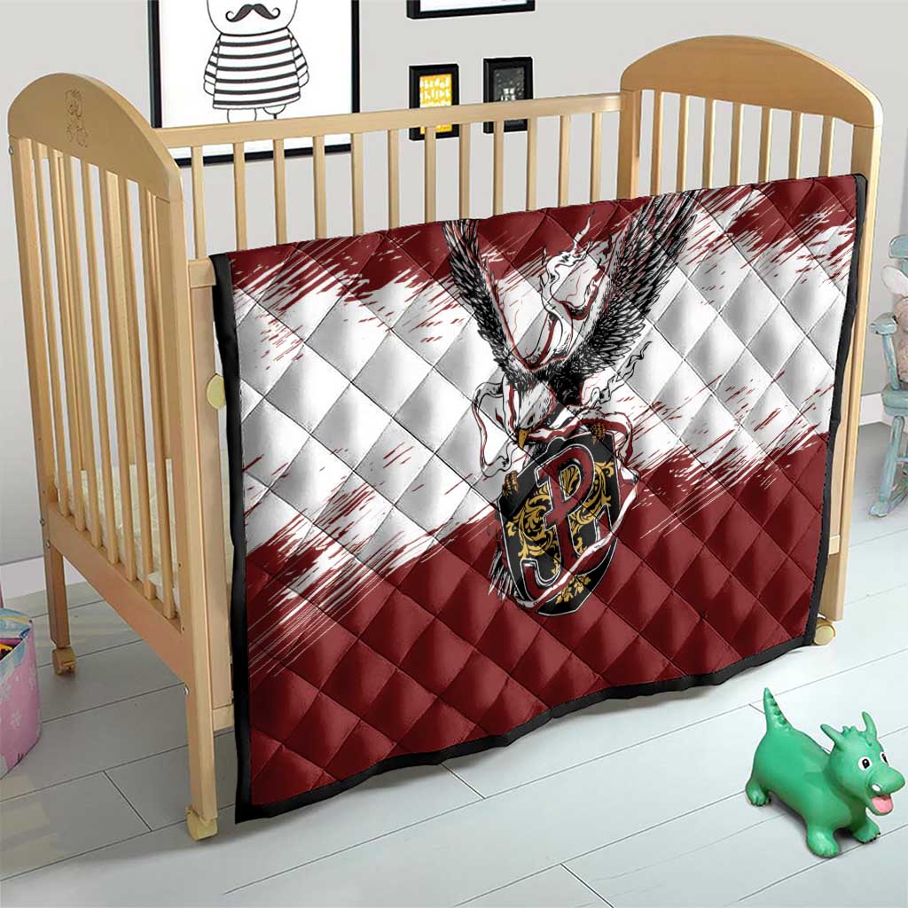 Poland Grunge Eagle Quilt Polska Walczaca