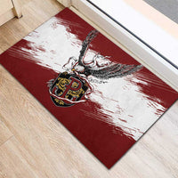 Poland Grunge Eagle Rubber Doormat Polska Walczaca