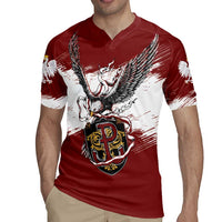 Poland Personalized Grunge Eagle Rugby Jersey Polska Walczaca