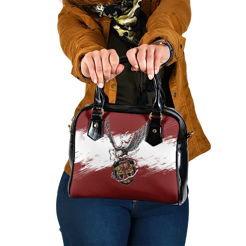 Poland Grunge Eagle Shoulder Handbag Polska Walczaca