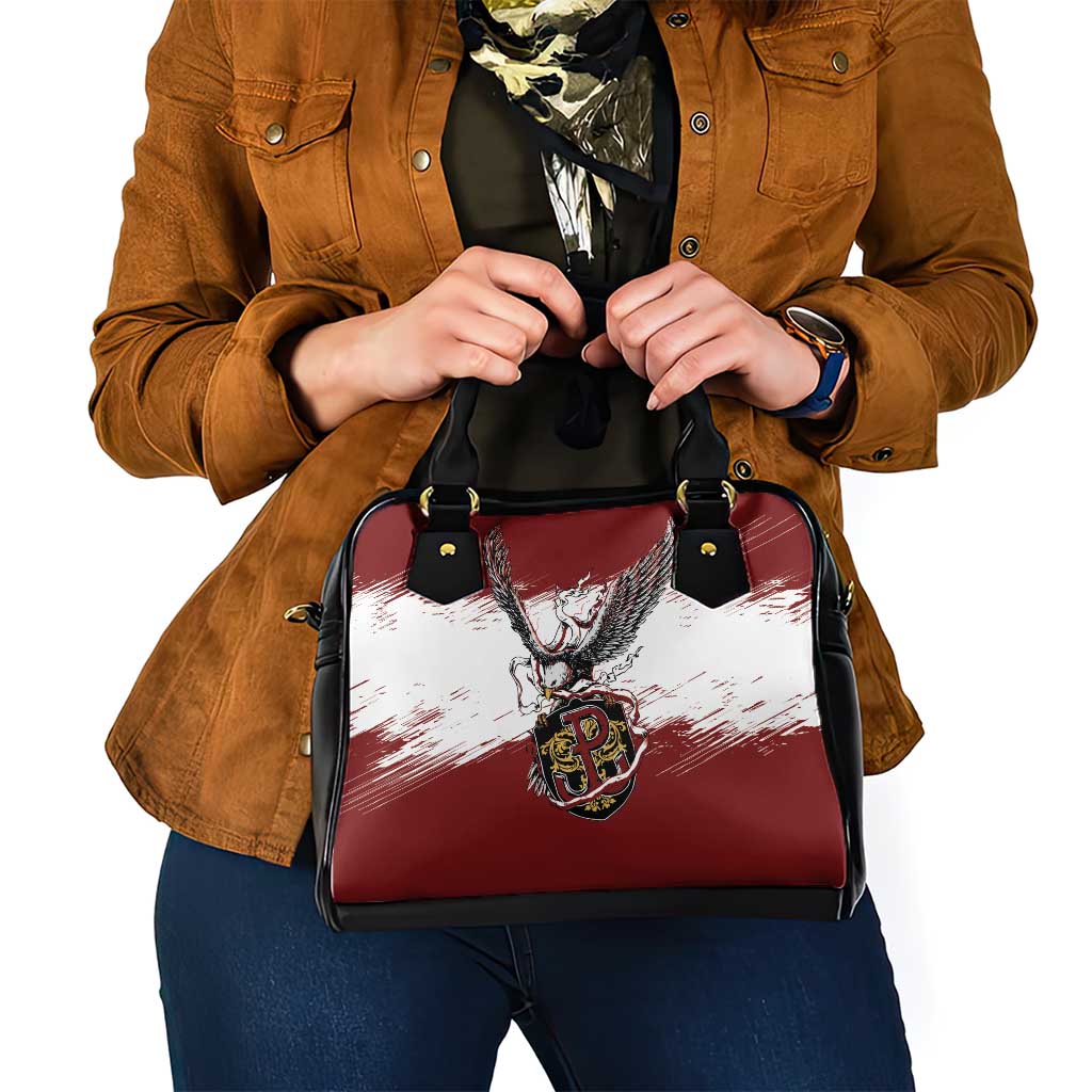 Poland Grunge Eagle Shoulder Handbag Polska Walczaca