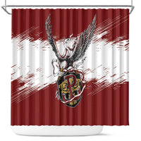 Poland Grunge Eagle Shower Curtain Polska Walczaca