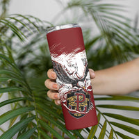 Poland Personalized Grunge Eagle Skinny Tumbler Polska Walczaca