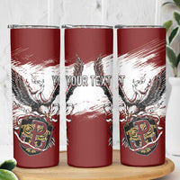 Poland Personalized Grunge Eagle Skinny Tumbler Polska Walczaca