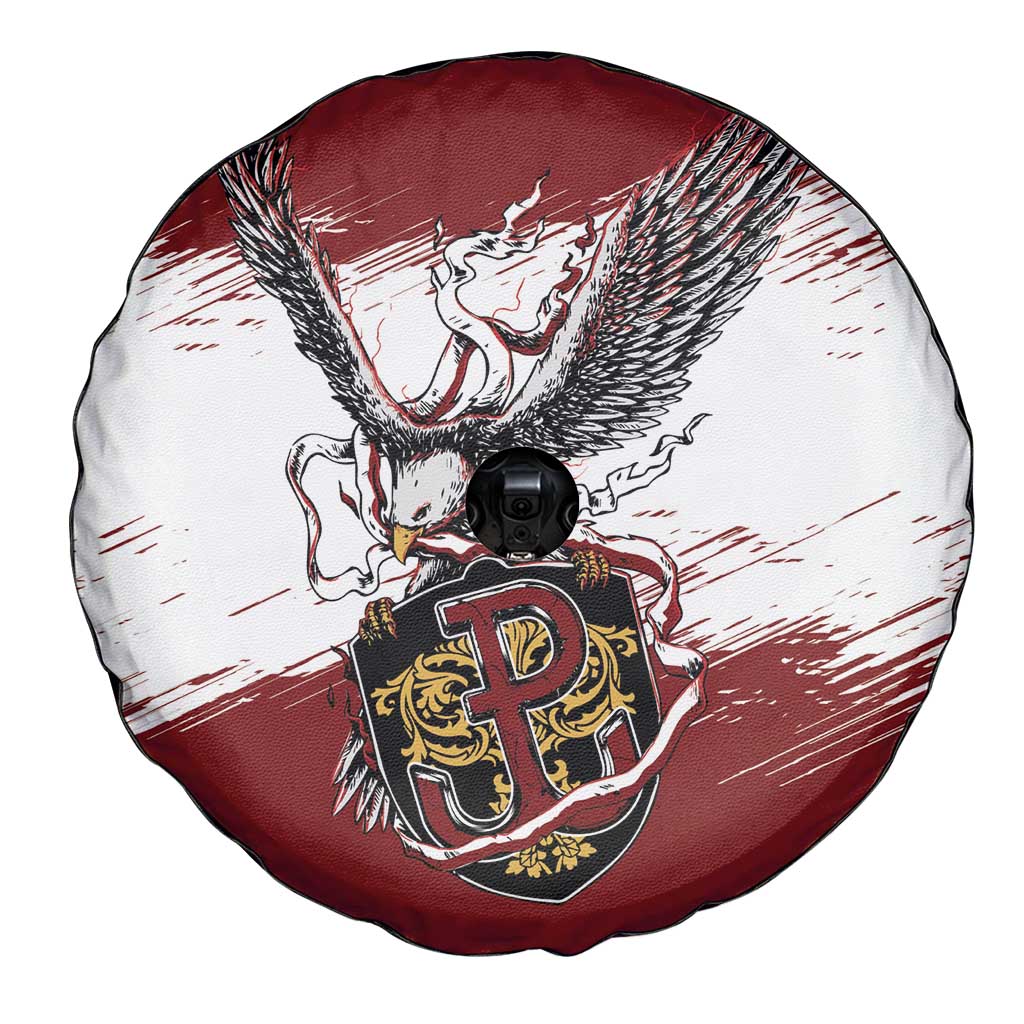 Poland Grunge Eagle Spare Tire Cover Polska Walczaca