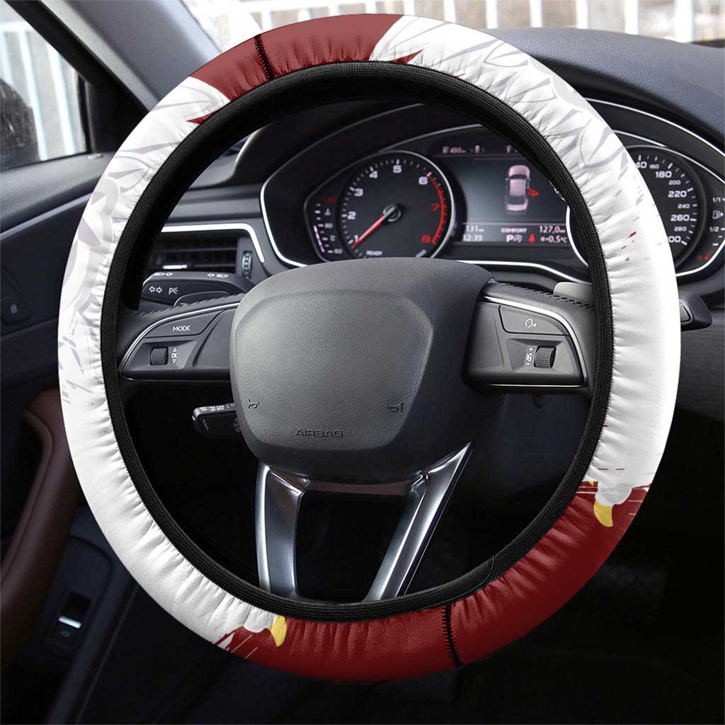 Poland Grunge Eagle Steering Wheel Cover Polska Walczaca