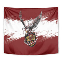 Poland Grunge Eagle Tapestry Polska Walczaca