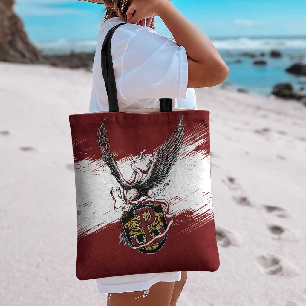 Poland Grunge Eagle Tote Bag Polska Walczaca