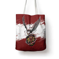 Poland Grunge Eagle Tote Bag Polska Walczaca