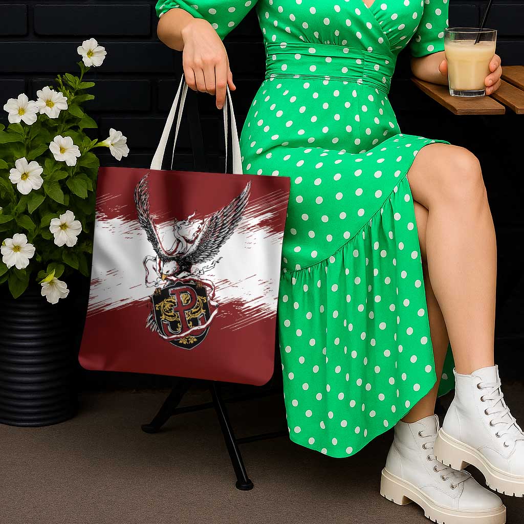 Poland Grunge Eagle Tote Bag Polska Walczaca