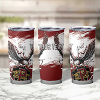 Poland Personalized Grunge Eagle Tumbler Cup Polska Walczaca