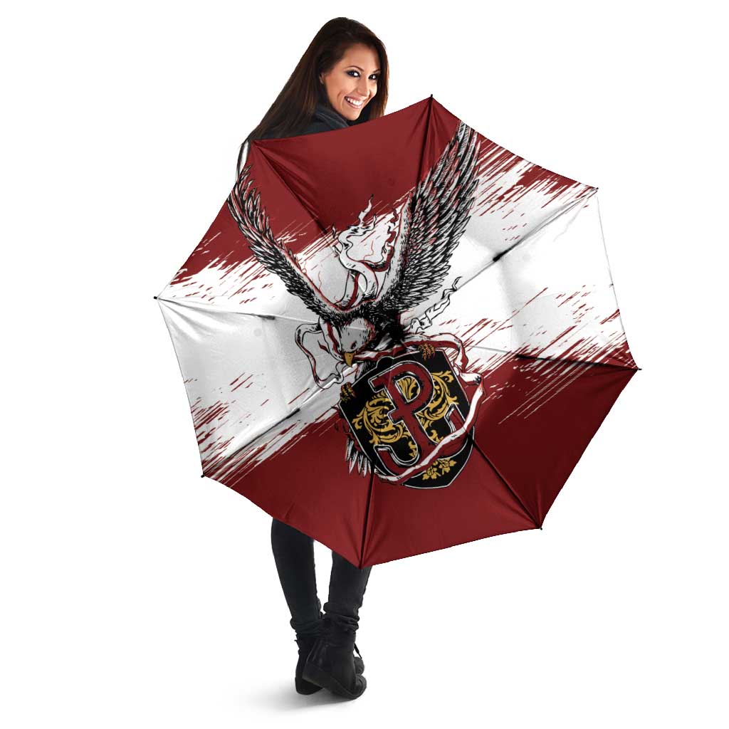 Poland Grunge Eagle Umbrella Polska Walczaca