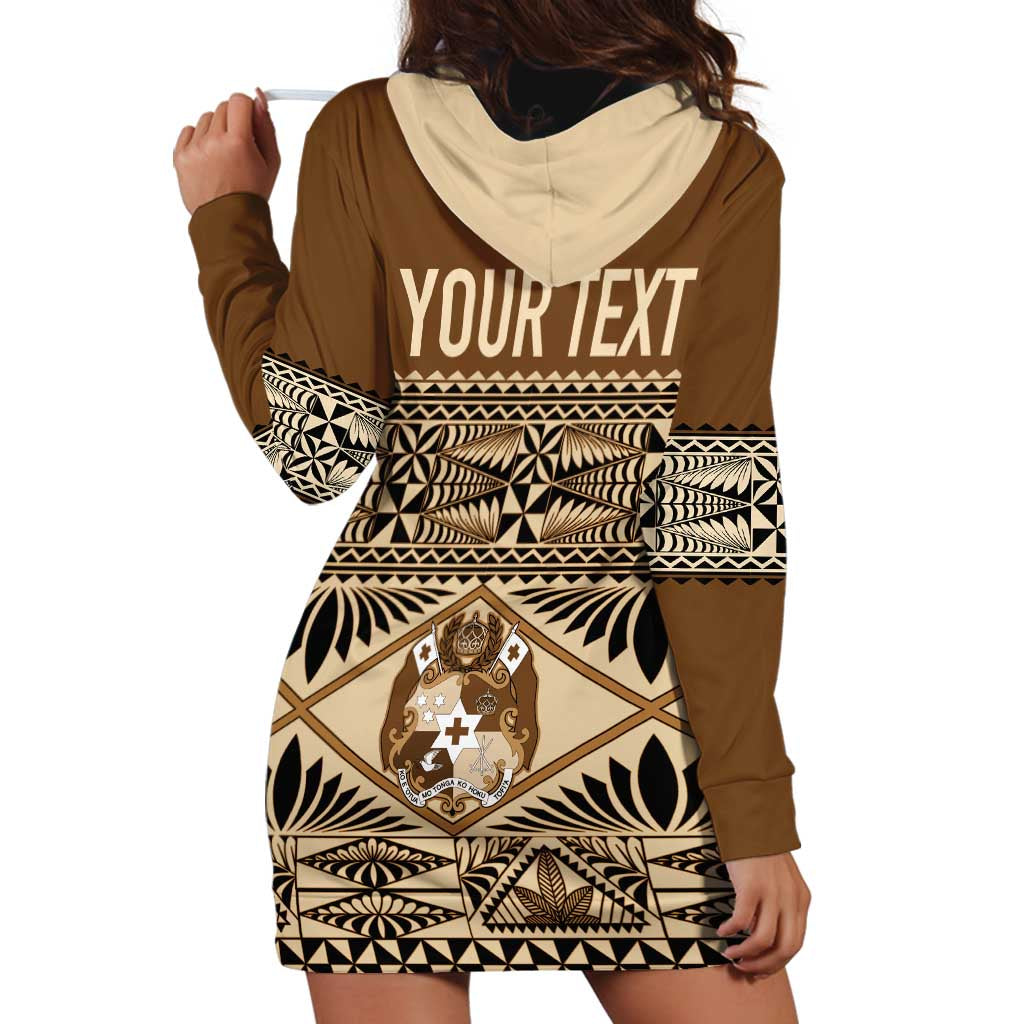 Personalised Tonga Independence Day Hoodie Dress Ngatu Tapa Style LT7