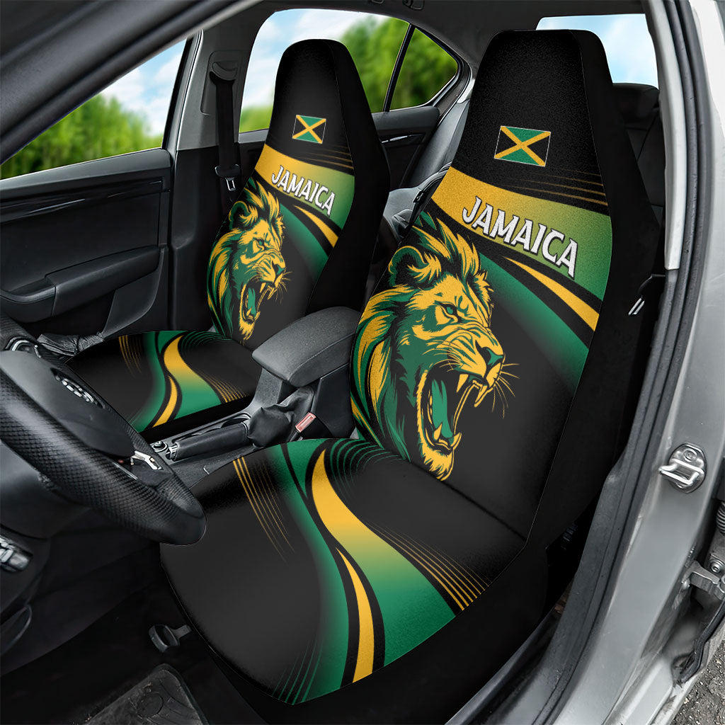 Afro-Jamaica Heritage Car Seat Cover Roaring Lion