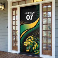 Afro-Jamaica Heritage Custom Door Cover Roaring Lion