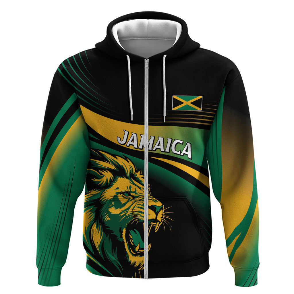Afro-Jamaica Heritage Custom Hoodie Roaring Lion