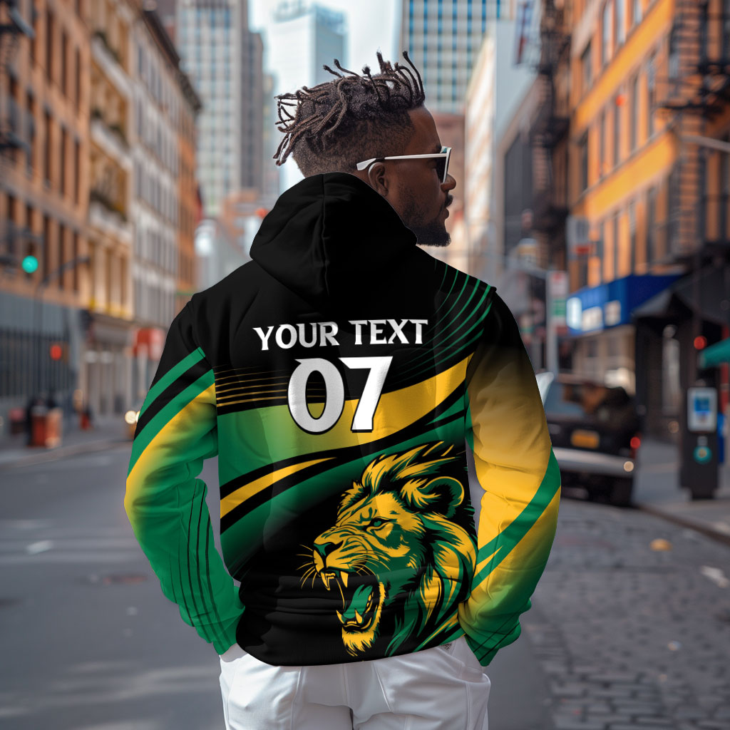 Afro-Jamaica Heritage Custom Hoodie Roaring Lion