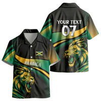 Afro-Jamaica Heritage Custom Kid Hawaiian Shirt Roaring Lion LT7