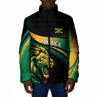 Afro-Jamaica Heritage Custom Padded Jacket Roaring Lion