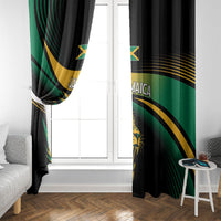 Afro-Jamaica Heritage Window Curtain Roaring Lion