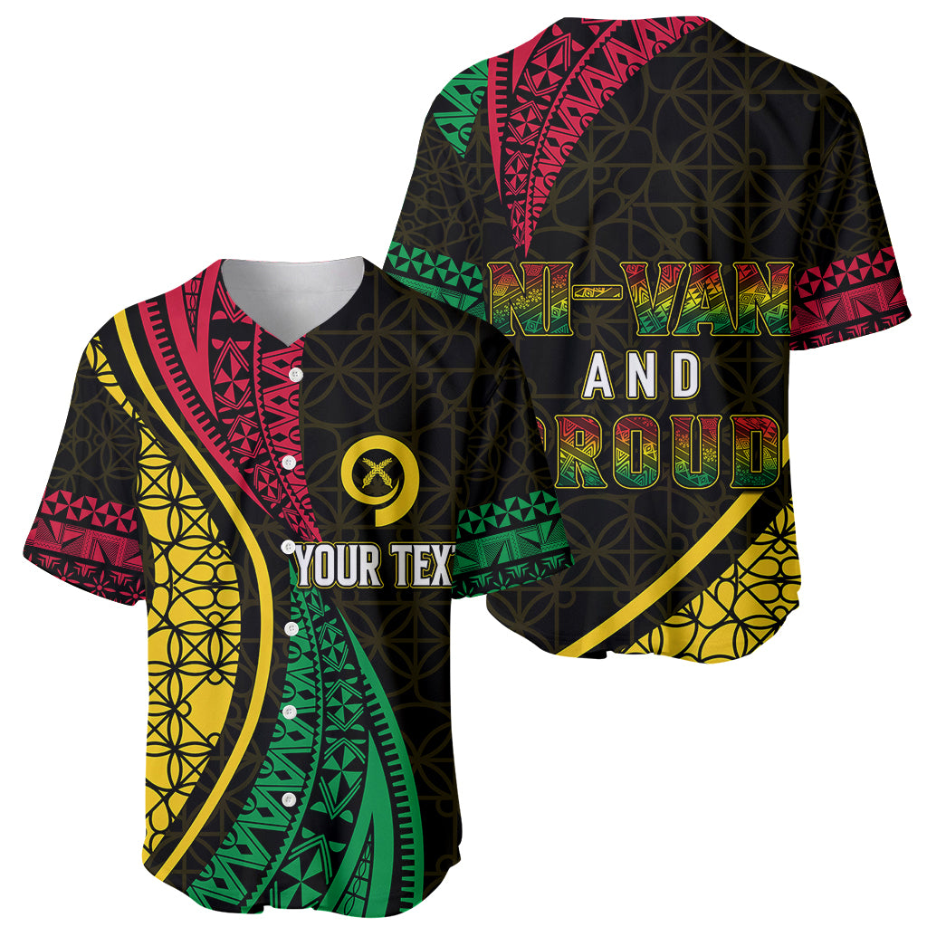 Personalised Vanuatu Baseball Jersey Melanesian Sand Drawing Mixed - Ni Van and Proud LT7 - Wonder Print Shop