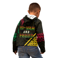 Personalised Vanuatu Kid Hoodie Melanesian Sand Drawing Mixed - Ni Van and Proud - Wonder Print Shop