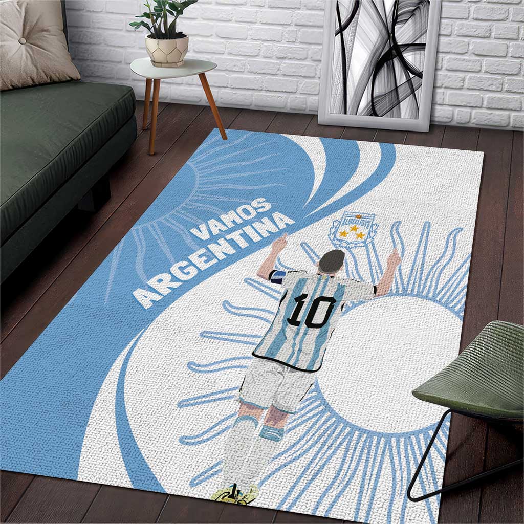 Argentina La Albiceleste Area Rug Vamos Argentina LT7 - Wonder Print Shop
