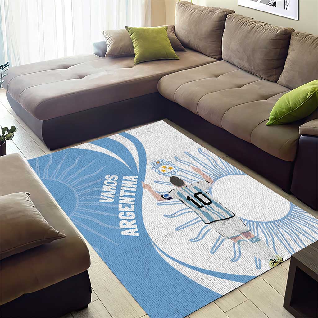 Argentina La Albiceleste Area Rug Vamos Argentina LT7 - Wonder Print Shop