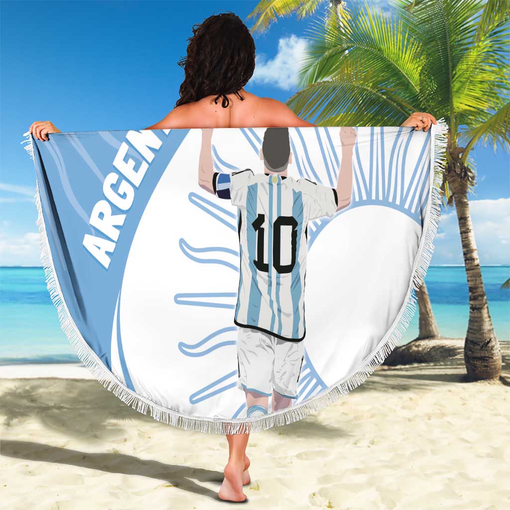 Argentina La Albiceleste Beach Blanket Vamos Argentina LT7 - Wonder Print Shop